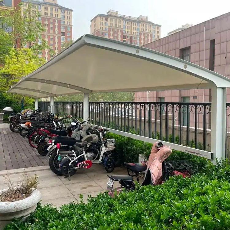 横州市膜结构电动车棚